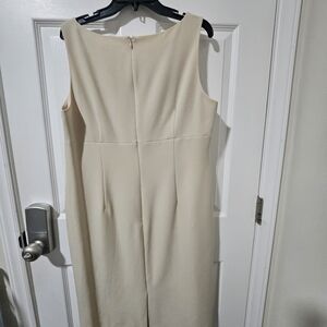 Kasper Cream Midi Dress